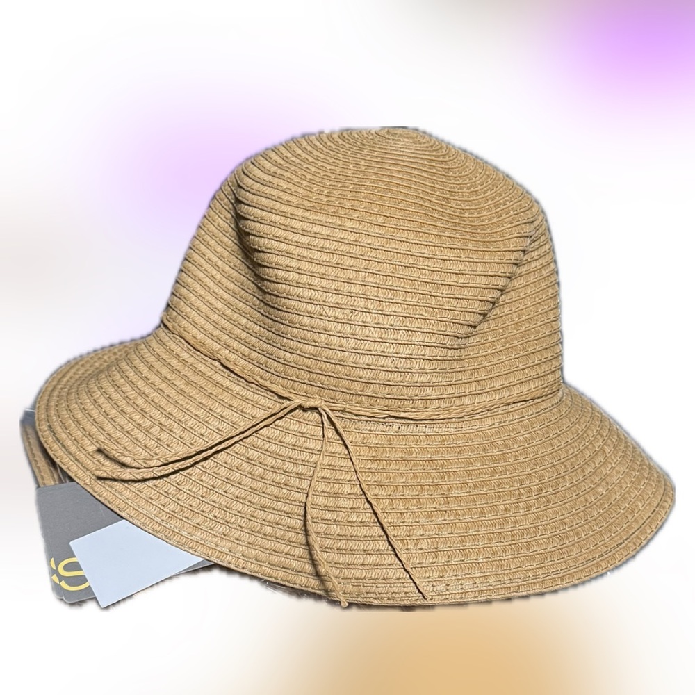 Style & Co Women's Packable Straw Cloche Hat